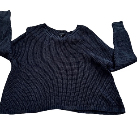 Torrid Black Crop Sweater - Picture 2 of 5